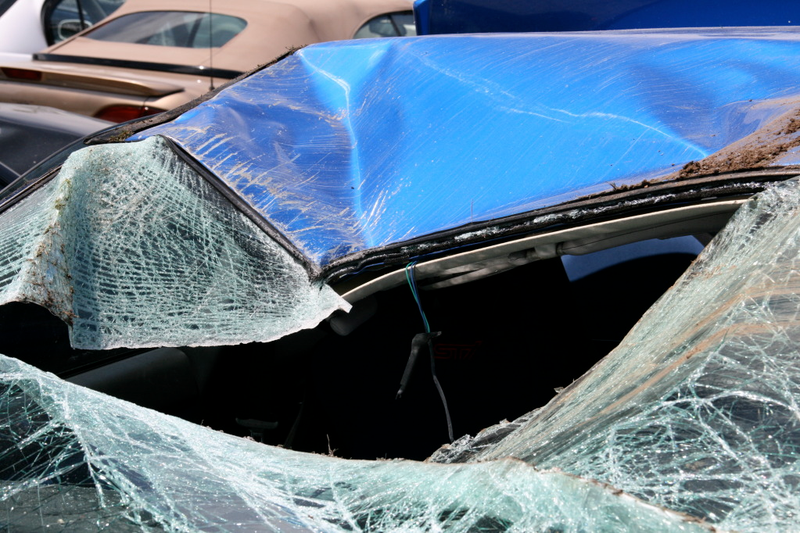Illustration for article titled Subaru STI Hits Two Trees At Speed, Flips Twice, Everyone Survives!